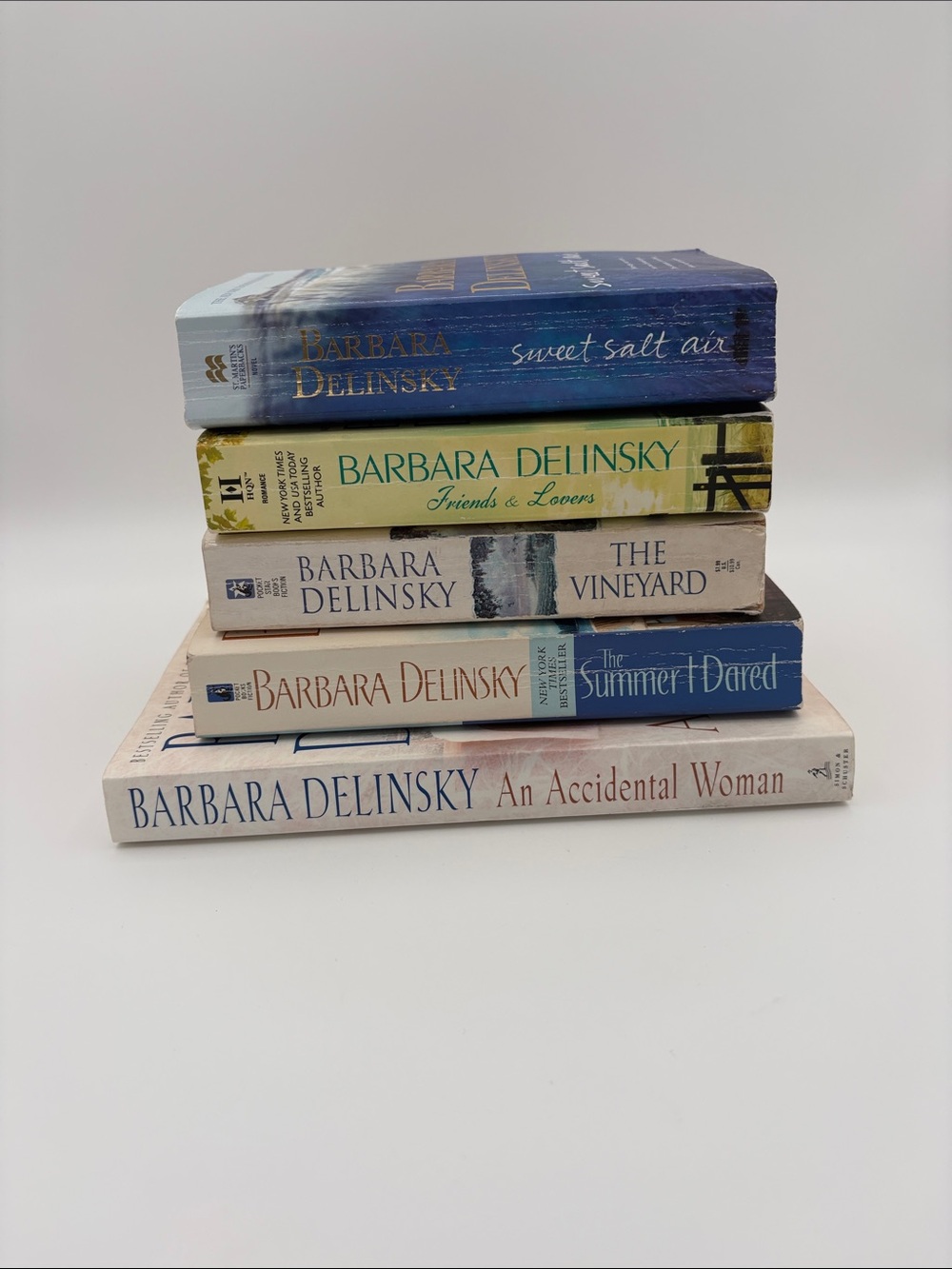 Bundle of Five Barbara Delinsky Novels - Softcover Paperback Books
